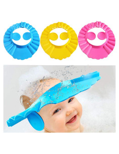 Gorro de Baño para Bebé FEBSNOW - 3 Piezas Ajustable