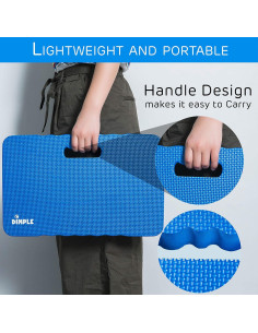 Almohadilla de Rodillas Dimple XL 45.72x27.94cm Azul 2 Paquete 2