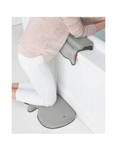 Skip Hop Moby Almohadilla de Baño y Cubierta de Grifo Gris