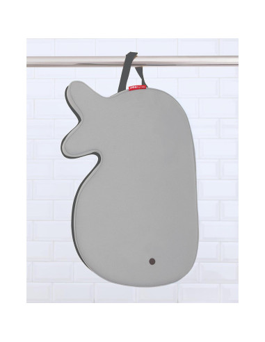 Skip Hop Moby Almohadilla de Baño y Cubierta de Grifo Gris