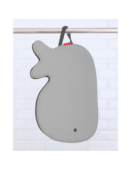 Skip Hop Moby Almohadilla de Baño y Cubierta de Grifo Gris