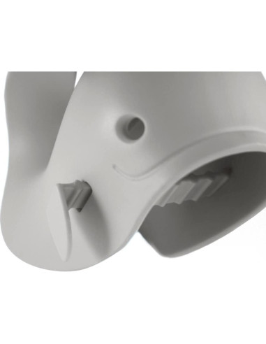 Skip Hop Moby Almohadilla de Baño y Cubierta de Grifo Gris