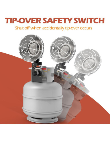 Calentador de Propano AgiiMan 15000 BTU para Exterior