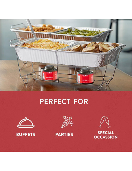 Juego de Buffet Desechable Alpha Living 33 Piezas para Eventos