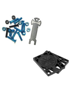 Hardware de Patines Independent 1" Negro/Azul + Herramienta