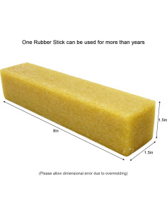 Borrador Abrasivo Huanlemai 3.81x3.81x20.32cm para Lijado 2