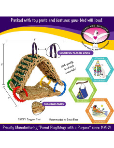 Carpa de Hierba Marina Super Bird Creations SB881 para Pájaros 2