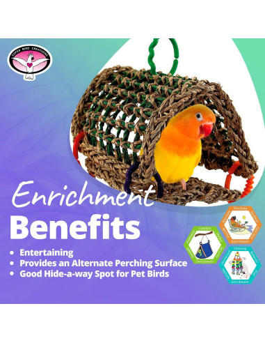 Carpa de Hierba Marina Super Bird Creations SB881 para Pájaros