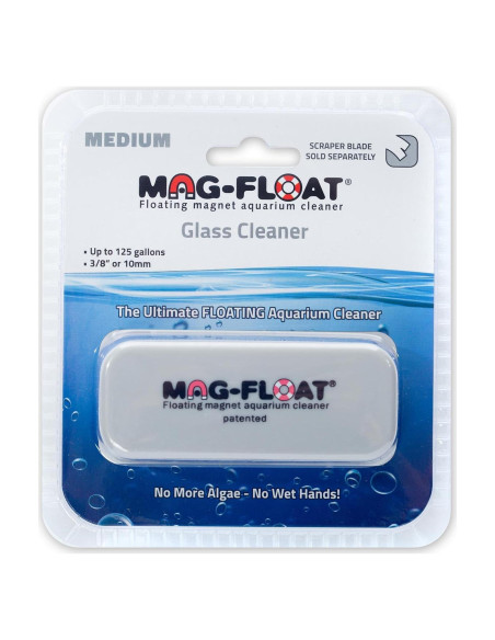 Limpiador Magnético de Acuario Mag-Float Mediano 125mm