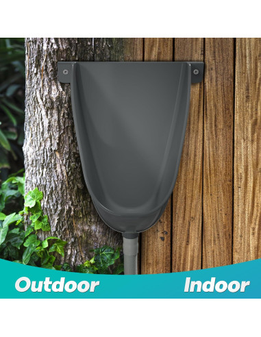 Orinal Sin Agua Raeflow con Manguera 1.5m - Gris