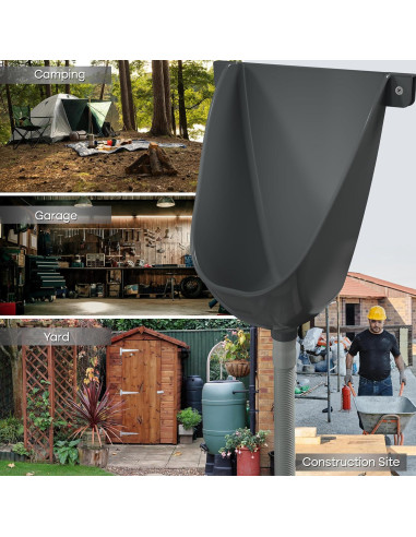 Orinal Sin Agua Raeflow con Manguera 1.5m - Gris