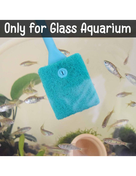 Cepillo de Acuario Chaekoy Doble Cara 31.75 cm Verde