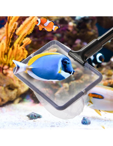 Kit de Limpieza de Acuario TOPZEA 5 en 1 con Mango de 48 cm