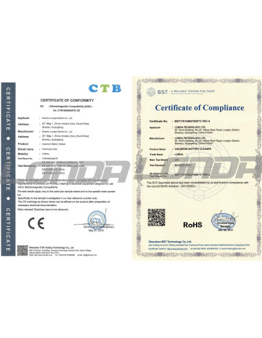 Limpiador de Acuario Eléctrico LONDAFISH 70 cm Sifón Grava