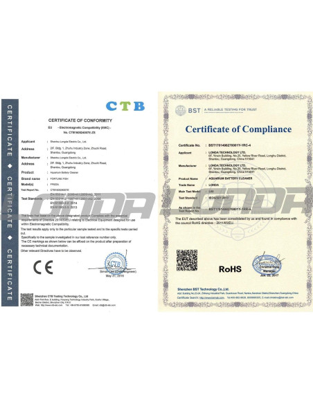 Limpiador de Acuario Eléctrico LONDAFISH 70 cm Sifón Grava