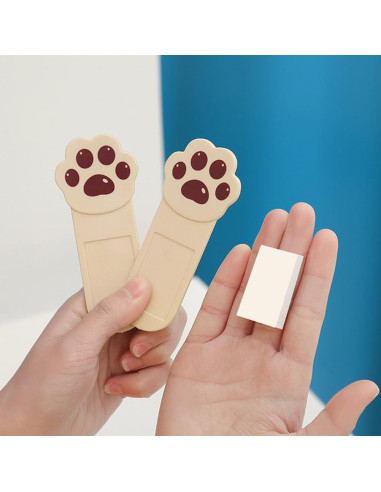 Elevador Adhesivo de Tapa de Inodoro DOITOOL 6 Piezas Café