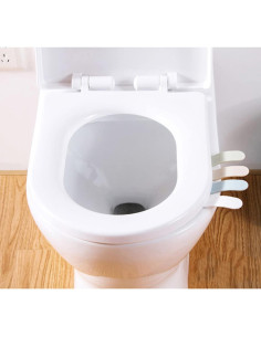 Elevador de Asiento de Inodoro CARURLIFF 8 Pcs Higiénico 2