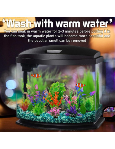 Decoraciones para Acuarios Ameliade - 11 Plantas Artificiales