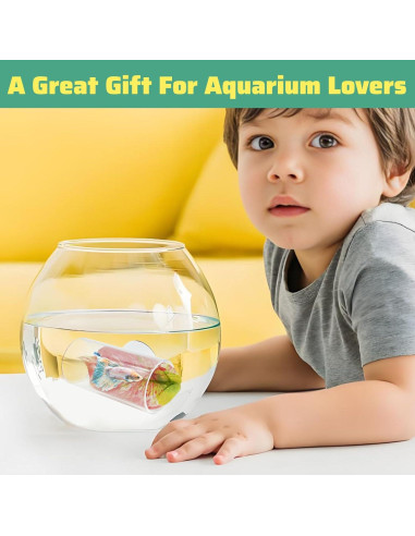 Túnel Acrílico para Peces Betta Hamiledyi 2 Unidades 8x4 cm