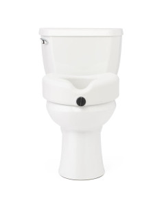 Elevador de Asiento de Inodoro Medline Blanco Antimicrobiano 12.7 cm