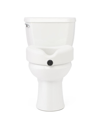 Elevador de Asiento de Inodoro Medline Blanco Antimicrobiano 12.7 cm