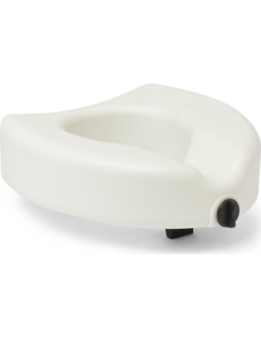 Elevador de Asiento de Inodoro Medline Blanco Antimicrobiano 12.7 cm