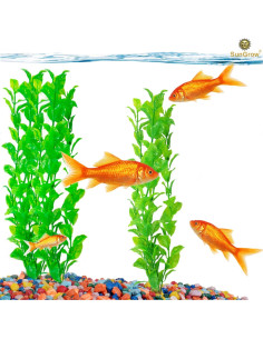 Conjunto de Plantas Artificiales SunGrow para Acuario - 3 Pcs 2