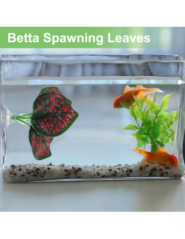 Hojas de pez Betta CAPASTEC - Simulación hábitat natural 3 pcs