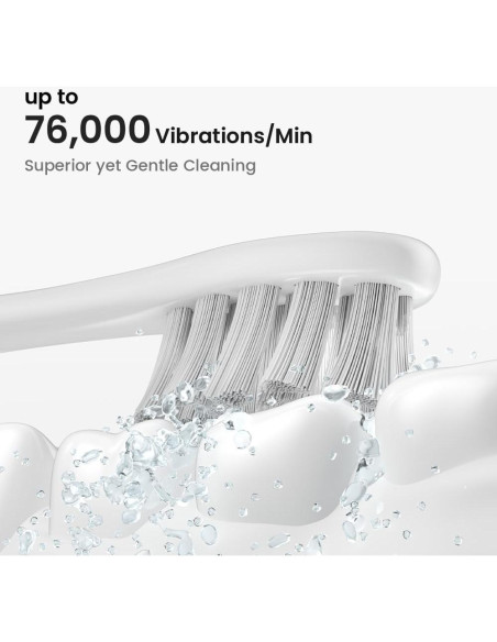 Cepillo de Dientes Eléctrico Oclean Rosa con 6 Cabezas y Estuche