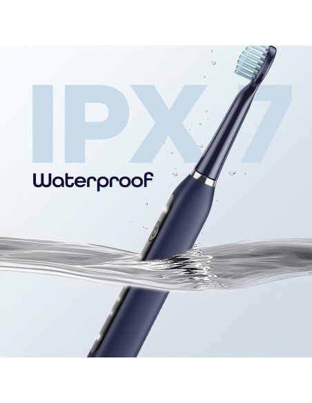 Cepillo de Dientes Eléctrico 7AM2M Marino con 6 Cabezales