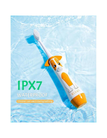 Cepillo de Dientes Eléctrico NELL&WELL para Niños 3 Modos IPX7