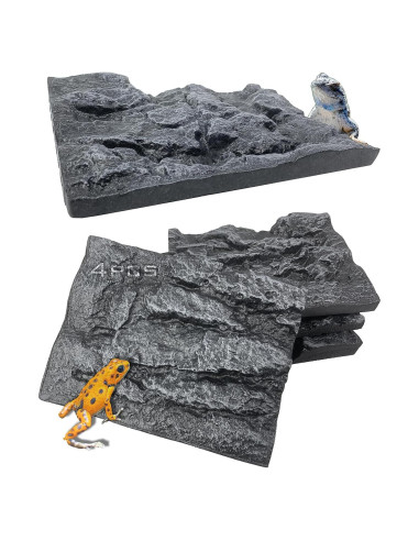 4 Paneles de Fondo 3D para Terrario Sysmashing 30x22.5cm