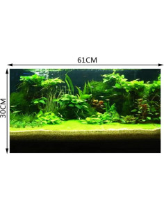 Fondo de Acuario 3D PVC Pengke 61x30 cm Decorativo 2