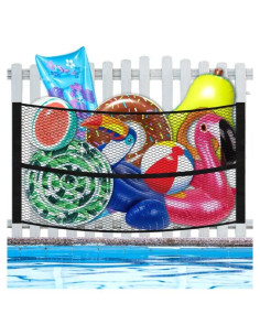 Red de Almacenamiento de Juguetes de Piscina DECOHS 180x120 cm