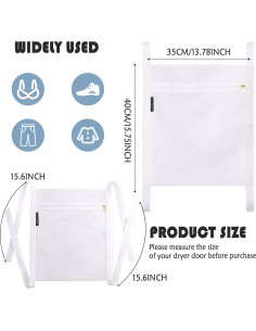 Bolsa para Secar Zapatos YVVZHOU PANN 40x35 cm Blanca 2