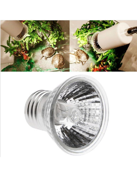 Paquete de 4 Lámparas de Calentamiento 50W CTKcom para Reptiles