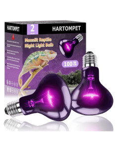 Lámpara de Calor Lunar HARTOMPET 100W para Reptiles