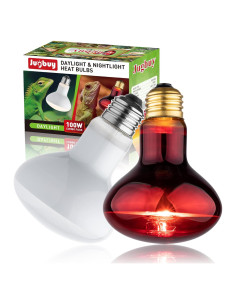 Bombillas de Calor UVA y Roja 100W para Reptiles - 2 Piezas