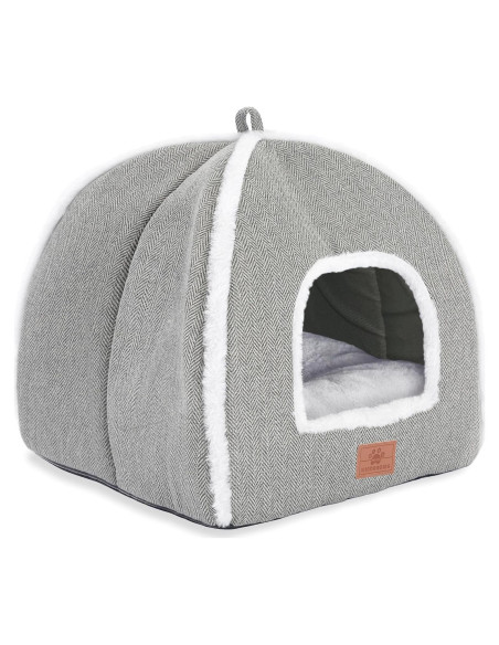 Cama para Gatos WINDRACING Casa de Cueva Gris 38 cm Cama para Gatos WINDRACING Casa de Cueva Gris 38 cm