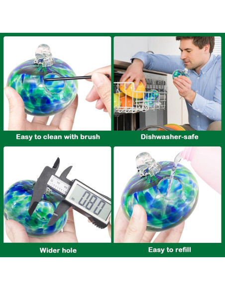 Alimentador de Colibríes Solar HEADAK LIFE 6 Bolas Azul