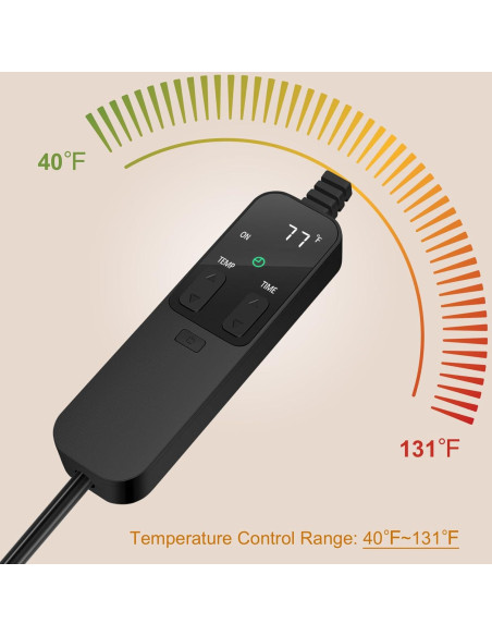 Almohadilla de Calentamiento para Reptiles Pymeter 20x30 cm con Termostato PID