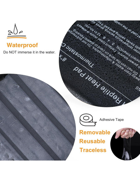 Almohadilla de Calentamiento para Reptiles Pymeter 20x30 cm con Termostato PID