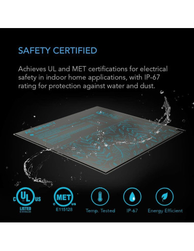 Almohadilla Térmica AC Infinity SUNCORE A7 122x52.7cm Jardinería