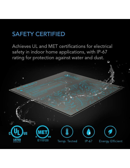 Almohadilla Térmica AC Infinity SUNCORE A7 122x52.7cm Jardinería