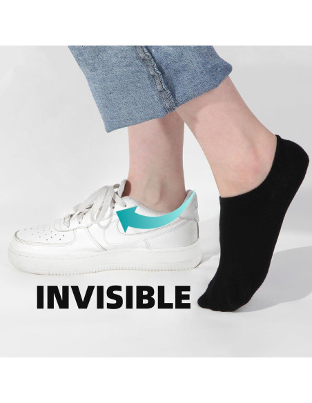 Calcetines Cortos de Algodón Antideslizantes Multi-6 Pares