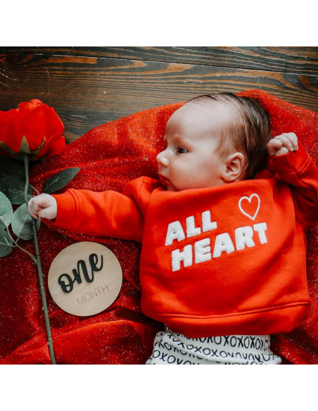 Discos de Hito Mensual de Madera OENIZI - 12 Meses Bebé