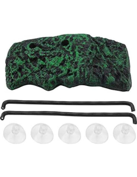 Isla Flotante para Tortugas Hffheer Grande 28x12cm con Ventosas