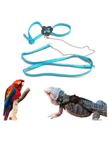 Arnés Ajustable para Reptiles Sawyd - Azul, 40cm