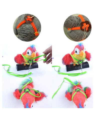 Arnés Ajustable para Reptiles Sawyd - Azul, 40cm