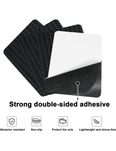 Protectores de Suela de Zapato MaifuerMall 10x15cm Goma Antideslizante 2